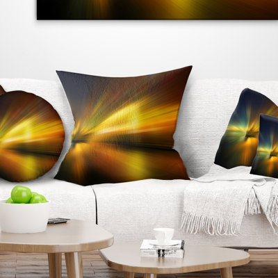 Coussin abstrait imprimé
