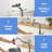 Modern Stainless Steel Kitchen Faucet With 360° Swivel & 3 Spray Modes, Grey