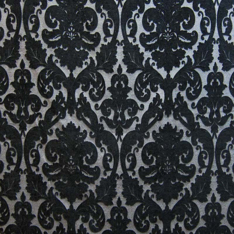 Two Tone Damask | Tilda Fabric_TILDA, Black
