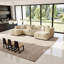 Canapé modulaire en forme de U avec repose-pieds 135,5 po-70765977