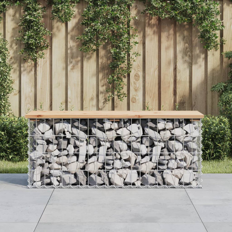 Banc de jardin vidaXL, Bois Douglas, 16.5" H x 40.6" W x 12.4" D