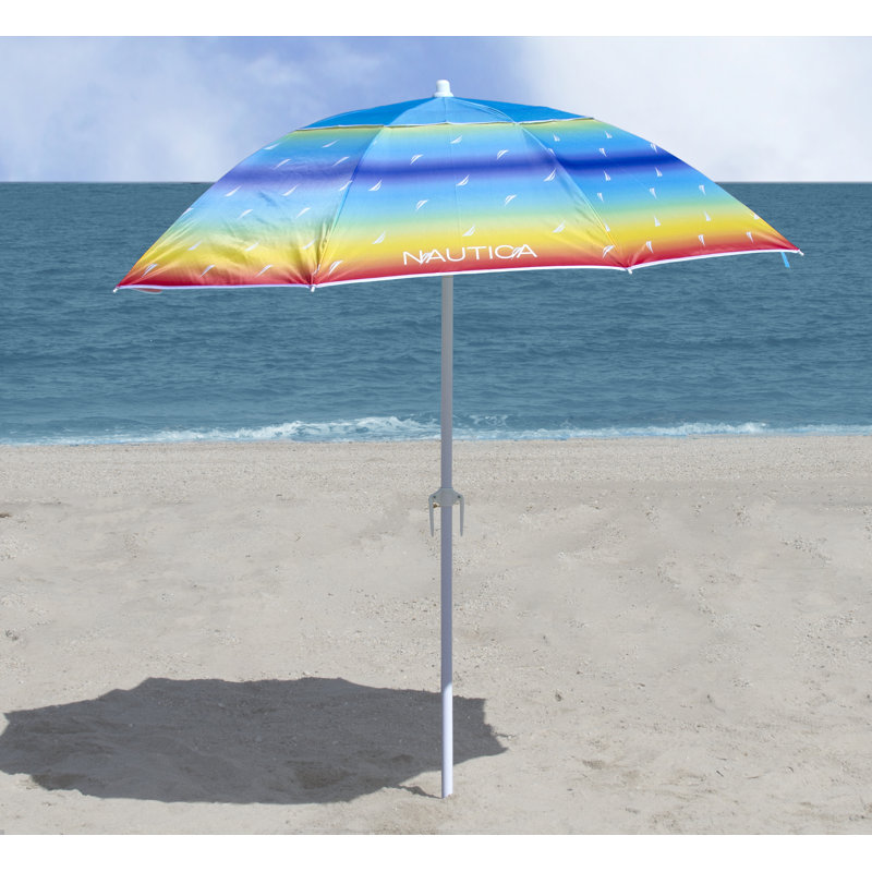 Parasol de plage 7', Rainbow J Class