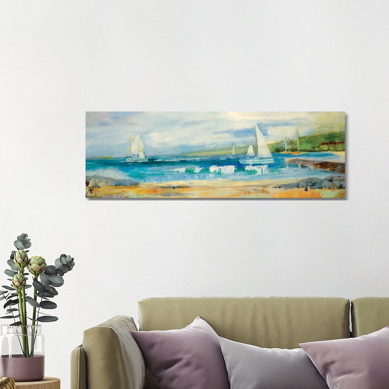 Seaside Harbor I by Jill Martin - Wrapped Canvas Panoramic Gallery-Wrapped Canvas Giclée