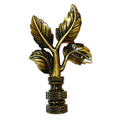 Elegant Leaves Lamp Finial