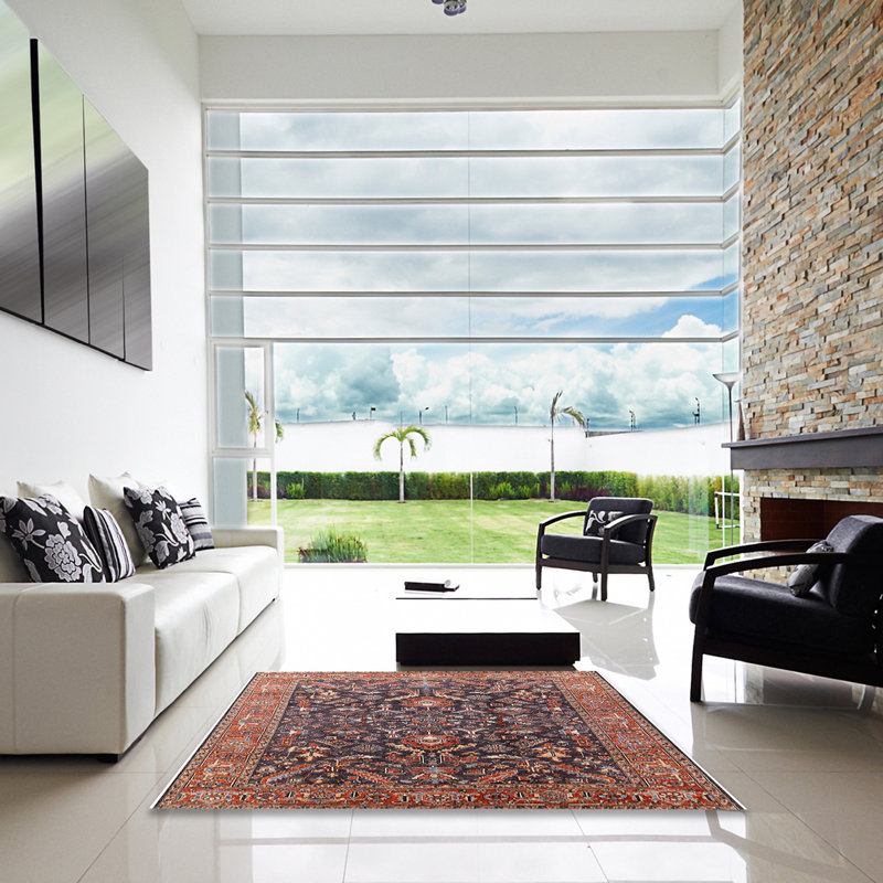 Oriental Indoor Rug, Square 3'