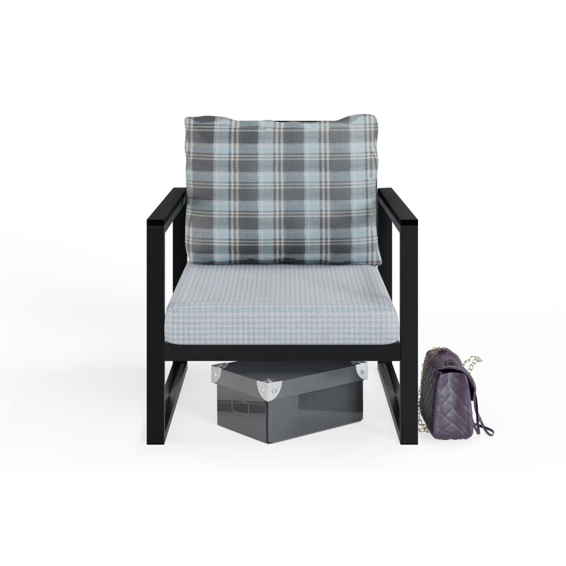 Anibella Patio Dining Armchair with Cushion