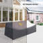 Housse pour canapé de patio en aluminium Hamarto
