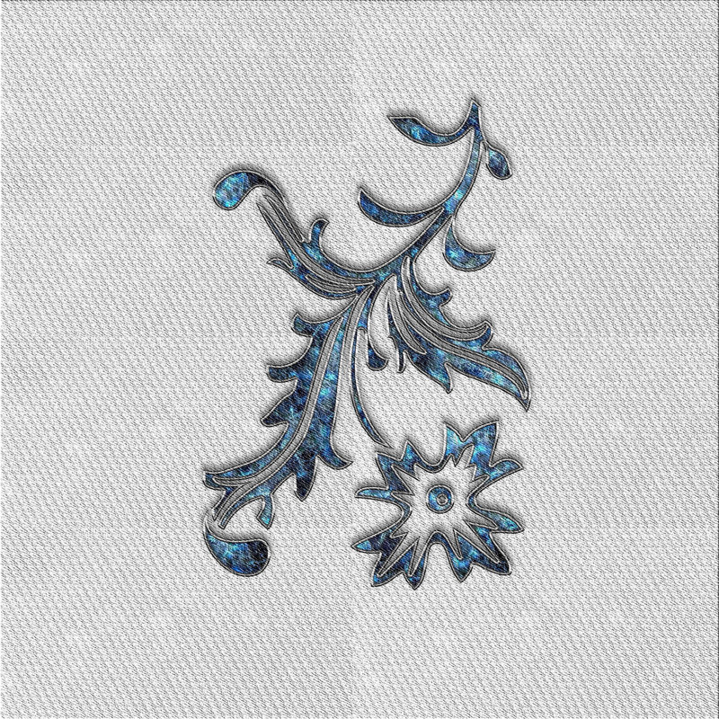 Tapis décoratif gris Iacovelli, Carré 8 pi