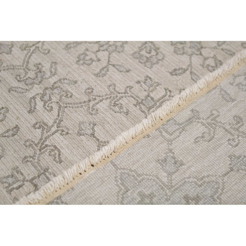 Wool Area Rug in Beige