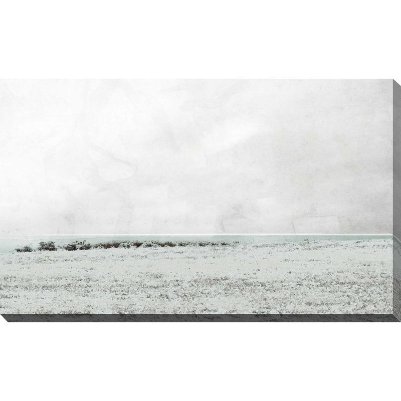 Vue de grange - peinture, L 72 po x H 42 po, Toile tendue
