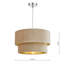 Bengte 1 - Light LED Drum Pendant-70898434
