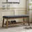 Modern Upholstered Storage Bench Solid Wood Entryway Shoe Bench-1591546410