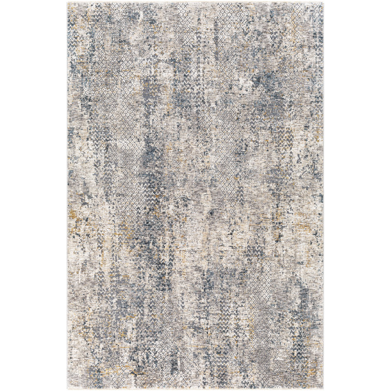 Abstract Indoor Rug, Round 6'7"