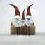 Trois gnomes de Noël sur toile blanche | Décoration de chambre festive