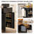 Rolling Kitchen Island With Drop-leaf Table And Locking Wheels, Combination Storage Drawers And Cabinet, Space-saving Center For Small Kitchens, Minimalist Design