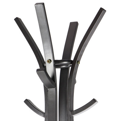 Dark Gray Shept Mallet Metal Coat Rack