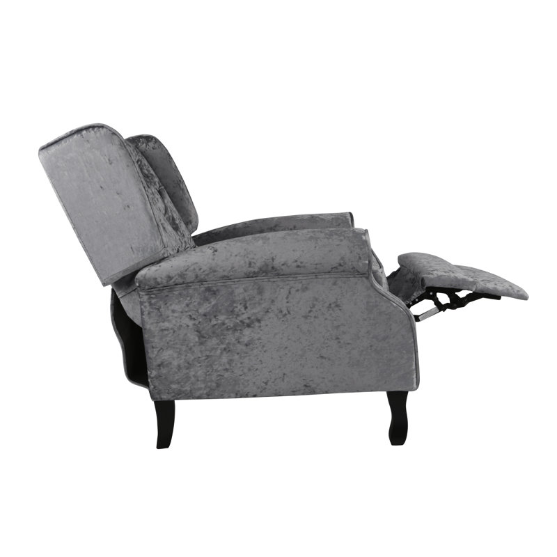 Marcus 75.5cm Wide Velvet Wing Chair Recliner
