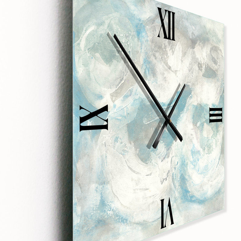 Horloge murale Pale Blue Shade IV, Grand