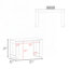 Bureau Oviedo 120, blanc-575831652