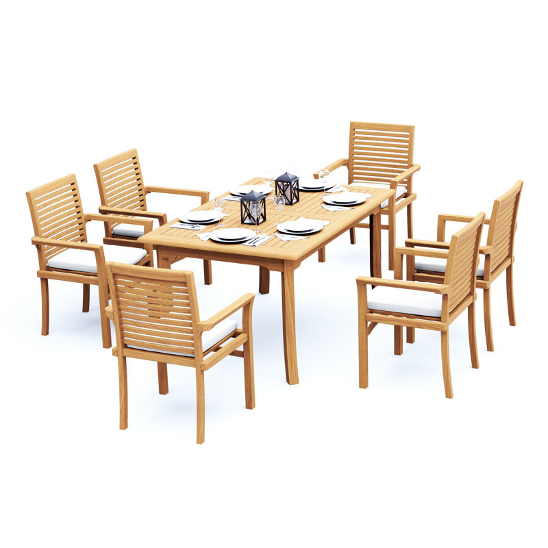 Ensemble repas d'extérieur Mas, 6