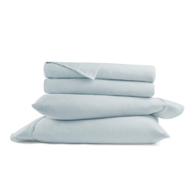 Rience Cozy Cotton Flannel Sheet Set - Solid