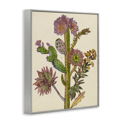 Giclée sur cactus Neon Blooms, design par Melissa Wang