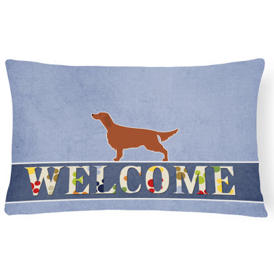  Coussin irlandais Welcome Setter