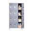 Casiers en métal de 72 po avec 12 serrures de porte - Rangement sécuritaire pour la maison, la salle de sport, le bureau, les casiers gris et l'armoire polyvalente-2001340172