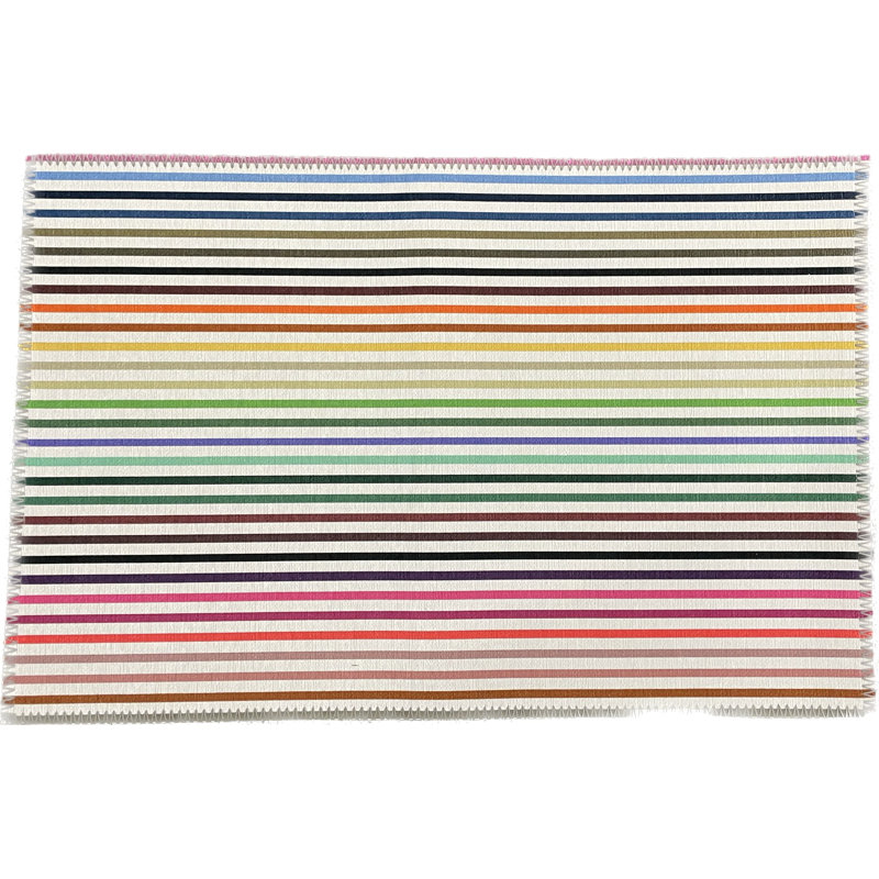 Striped Area Rug in Brights, Runner 2' x 8'