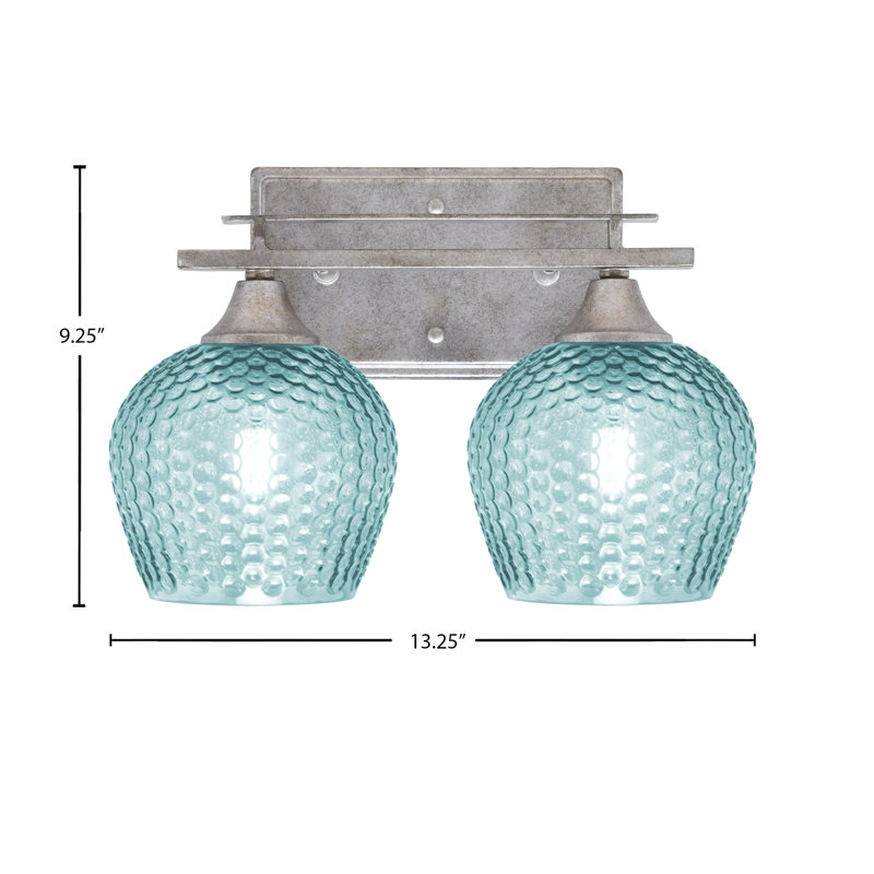 Uptowne 2 - Light Dimmable Vanity Light, Turquoise