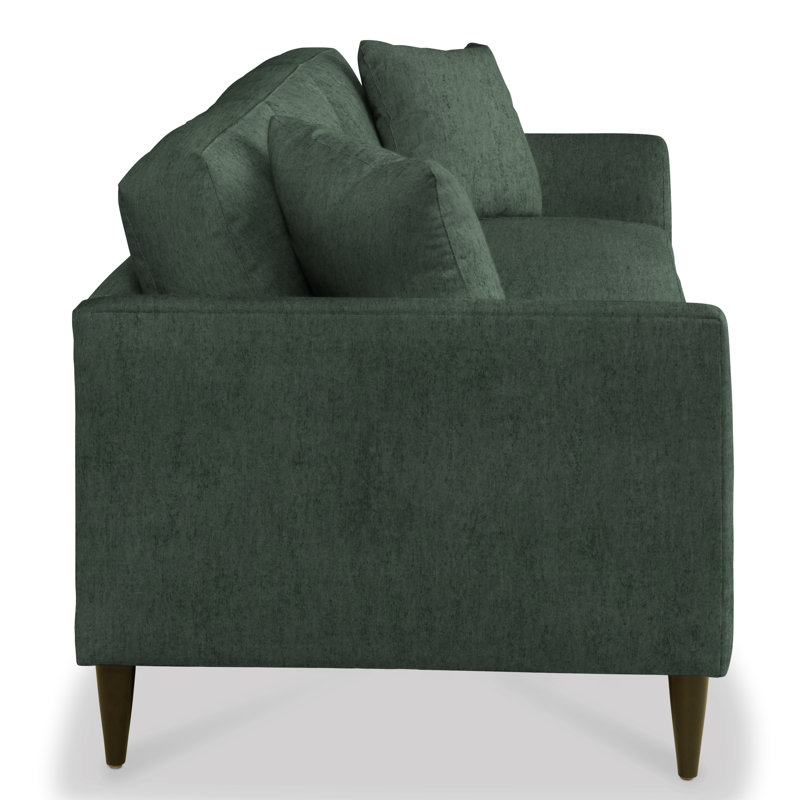 Ashbury Sofa, Emerald Polyester, Legends
