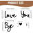 Love You Bye Sign Above Door Topper Decoration, Boho Farmhouse Wall Art Decor