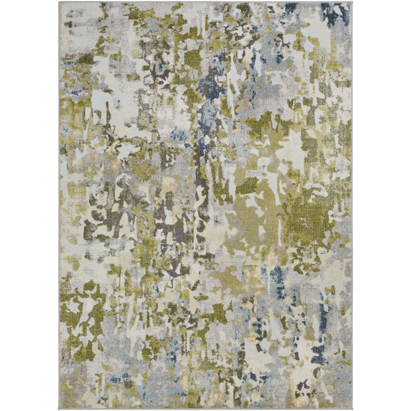 Beaudin Abstract Indoor Rug, Rectangle 2' x 3'