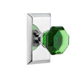 Studio Plate with Waldorf Emerald Door Knob
