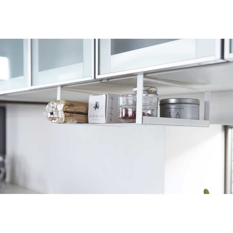 White Steel Under Shelf Storage Rack Organizer