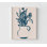 «Marine Plant Sketches IV» par June Erica Vess, impression de fleurs bleu marine, décor floral bleu foncé, impression d'art floral mignon, impression de croquis de la nature