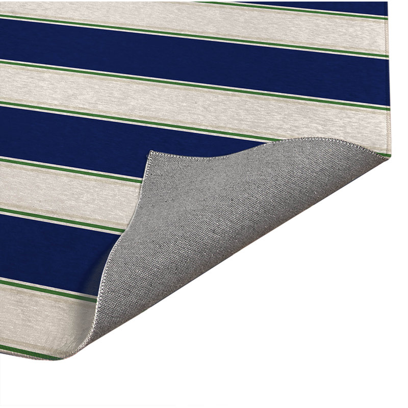 Tapis d'intérieur antidérapant à rayures Jonsson, Rectangulaire 3 pi x 5 pi