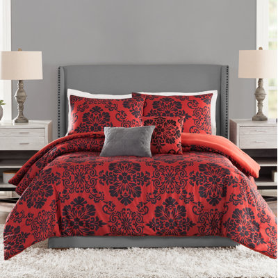 Damask Medallion 5-Piece Comforter Set