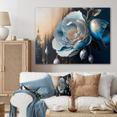 Lucabella Glam Plants & Flowers Wall Decor on Metal
