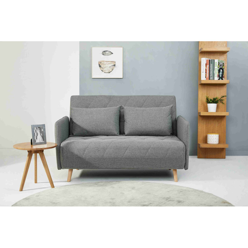 Tyrese 132Cm Round Arms Sofa Bed