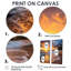 Plage, coucher de soleil, sérénade, art mural jaune-114717687-114717691-114717693