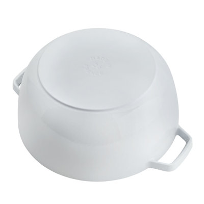 Staub Cast Iron Round Cocotte, Dutch Oven, 5.5-Quart, Serves 5-6, Made In France,