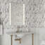 Inline 1-Light Gray Bath Bar