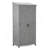 Outdoor Storage Cabinet And Metal Top,Garden Storage Shed,Outdoor 68 Inches Wood Tall Shed For Yard And Patio