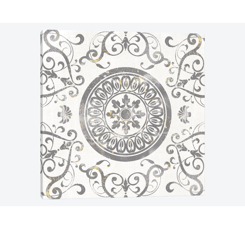Mandala Medallion par Conrad Knutsen - impression d'art graphique, H 12 po x l 12 po x P 0,75 po
