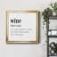 "Wine", art textuel sur toile-1382615083-1382615091