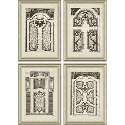 Designs For French Gardens Painting