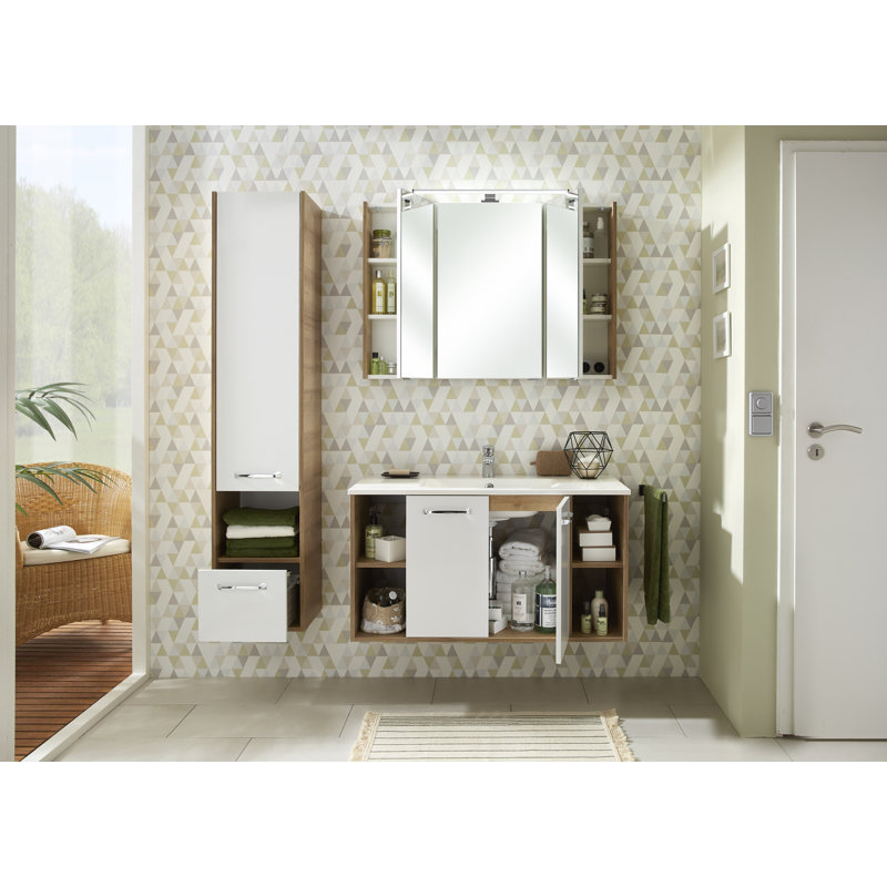 Rovato 101cm Wall Mounted Vanity Unit