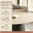Matte Modern Travertine Stone Coffee Table-2129332276