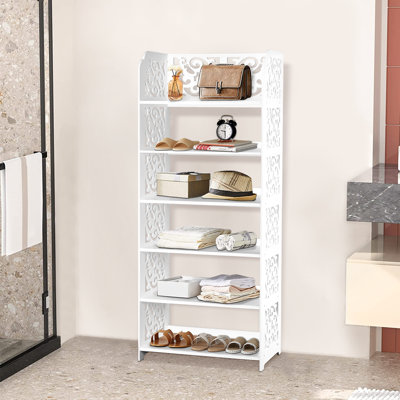 12 Pair Stackable Shoe Rack